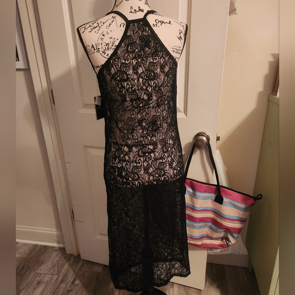 Nwt Volcan Times Now Midi Lace Dress size Small - Picture 2 of 4